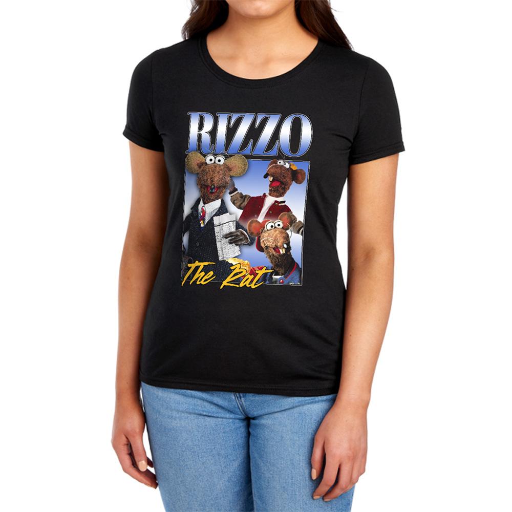 Black - Lifestyle - The Muppets Womens-Ladies Rizzo Homage Ringspun Cotton Fitted T-Shirt