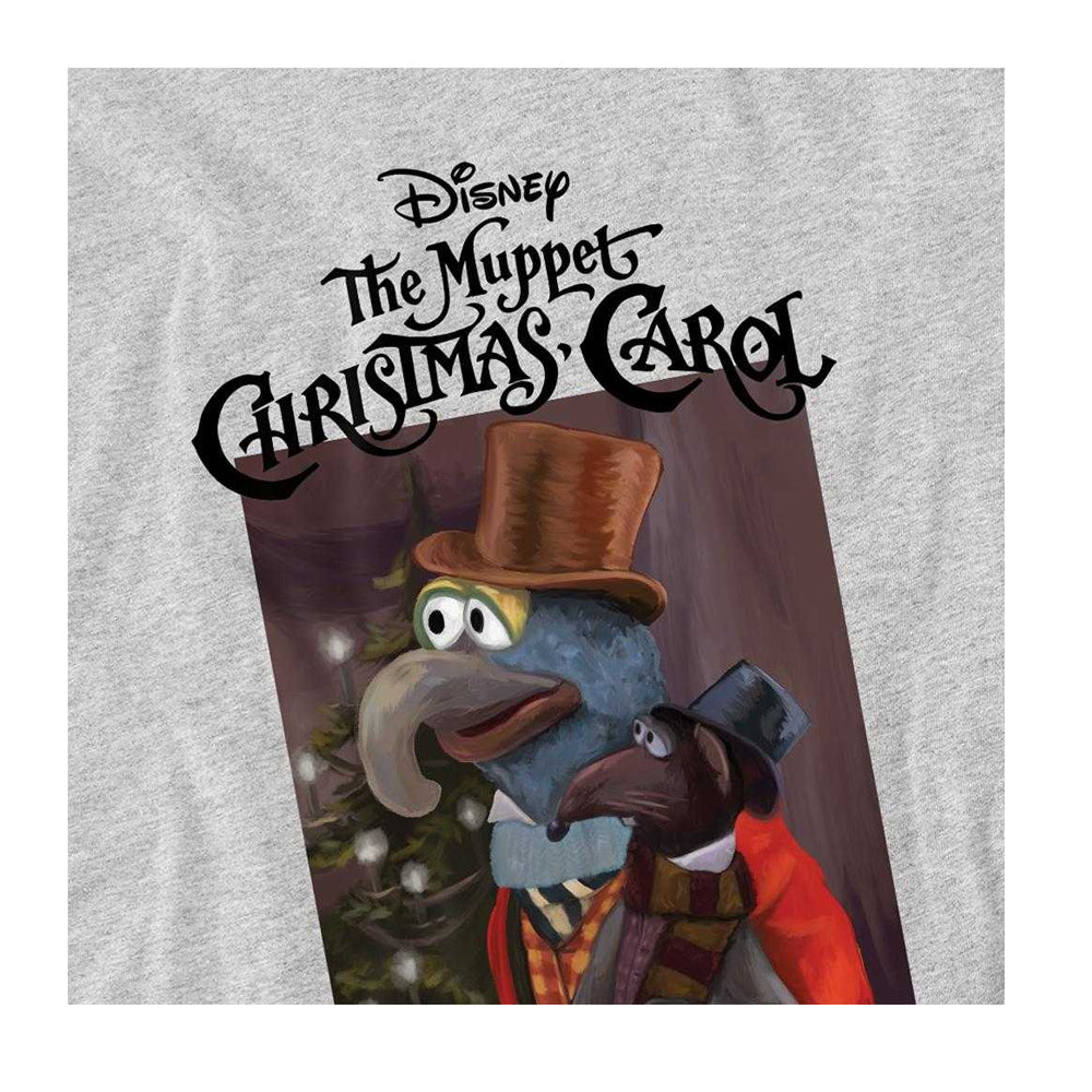 Sport Heather - Side - The Muppets Christmas Carol Unisex Adult Gonzo T-Shirt
