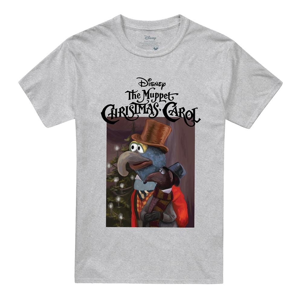 Sport Heather - Front - The Muppets Christmas Carol Unisex Adult Gonzo T-Shirt