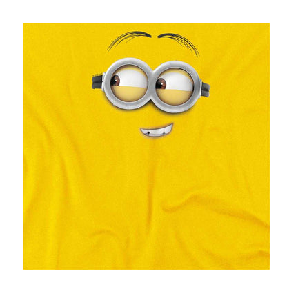 Yellow - Side - Minions Childrens-Kids Face Ringspun Cotton Breathable T-Shirt