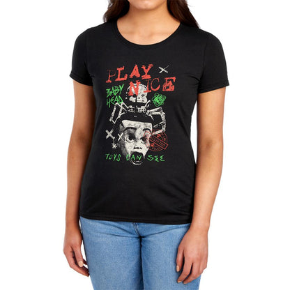 Black - Lifestyle - Toy Story Womens-Ladies Toys Can See Toy Story Fitted T-Shirt