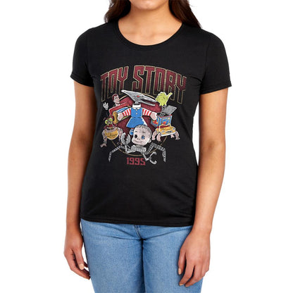 Black - Lifestyle - Toy Story Womens-Ladies Sid´s Toys Rock Fitted T-Shirt