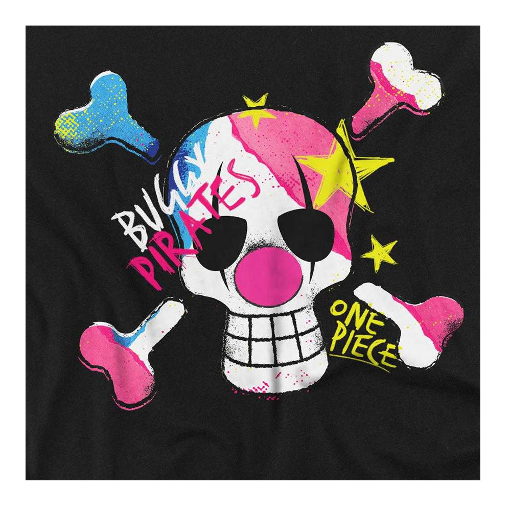Black - Side - One Piece Womens-Ladies Graffiti Ringspun Cotton Fitted T-Shirt