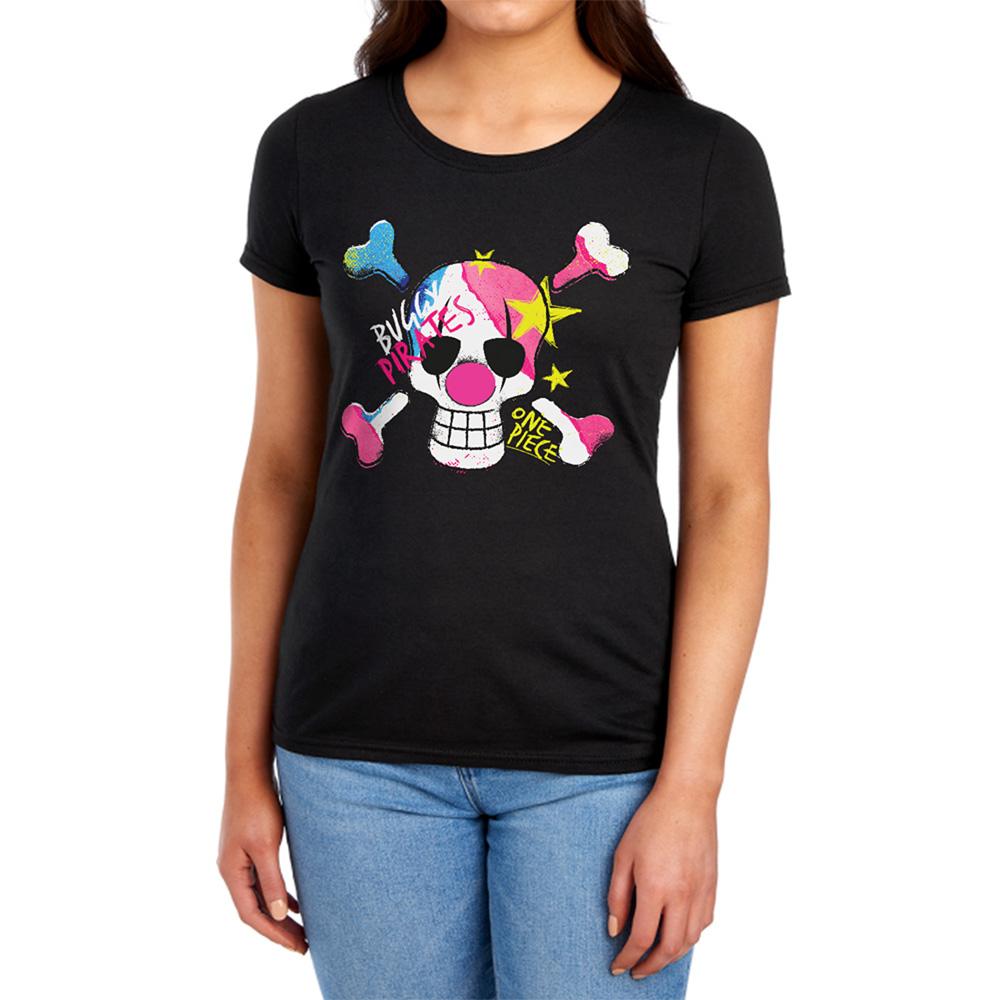 Black - Lifestyle - One Piece Womens-Ladies Graffiti Ringspun Cotton Fitted T-Shirt