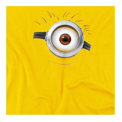 Yellow - Side - Minions Childrens-Kids Face T-Shirt