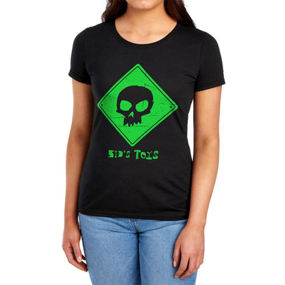 Black - Lifestyle - Toy Story Womens-Ladies Sid´s Toys Logo Fitted T-Shirt