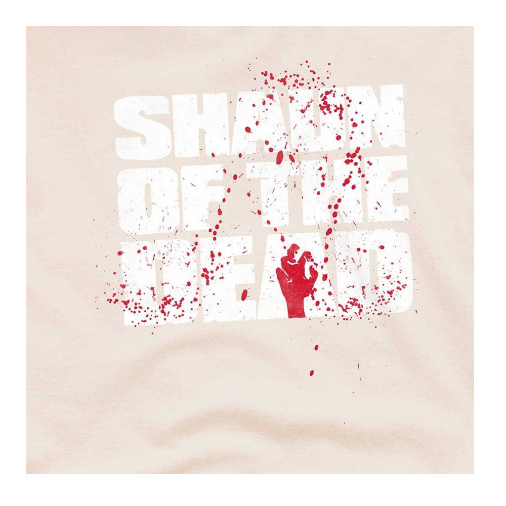 Black - Side - Shaun Of The Dead Unisex Adult Logo Ringspun Cotton T-Shirt