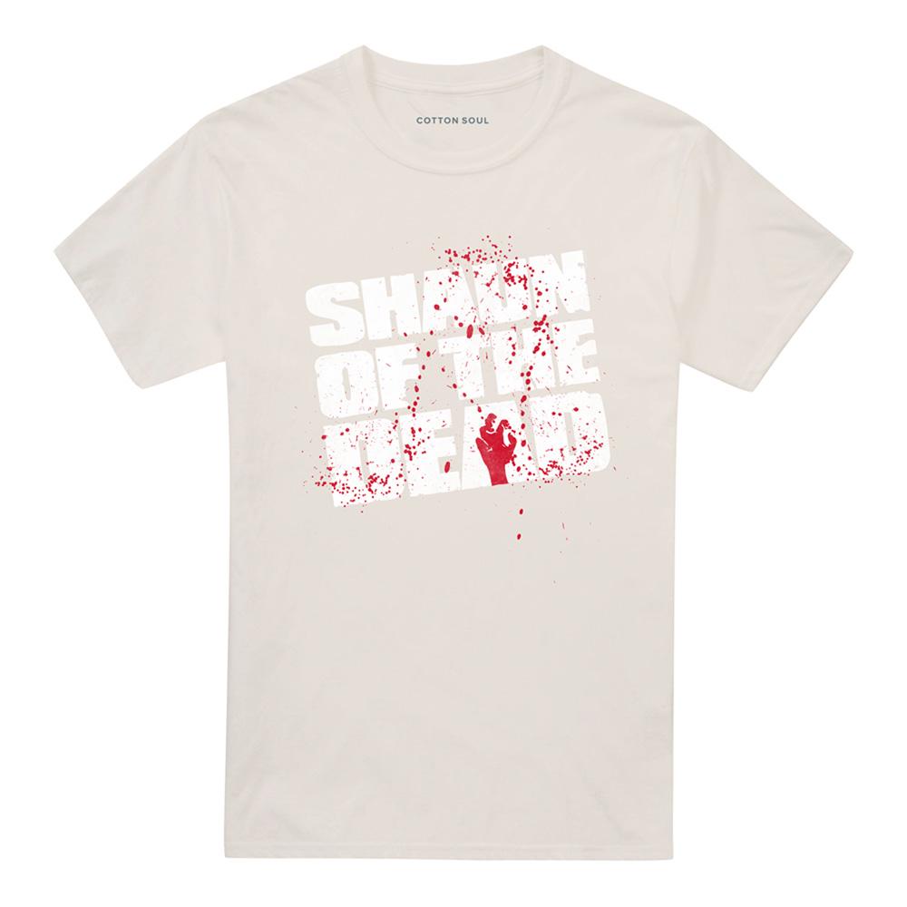 Black - Front - Shaun Of The Dead Unisex Adult Logo Ringspun Cotton T-Shirt