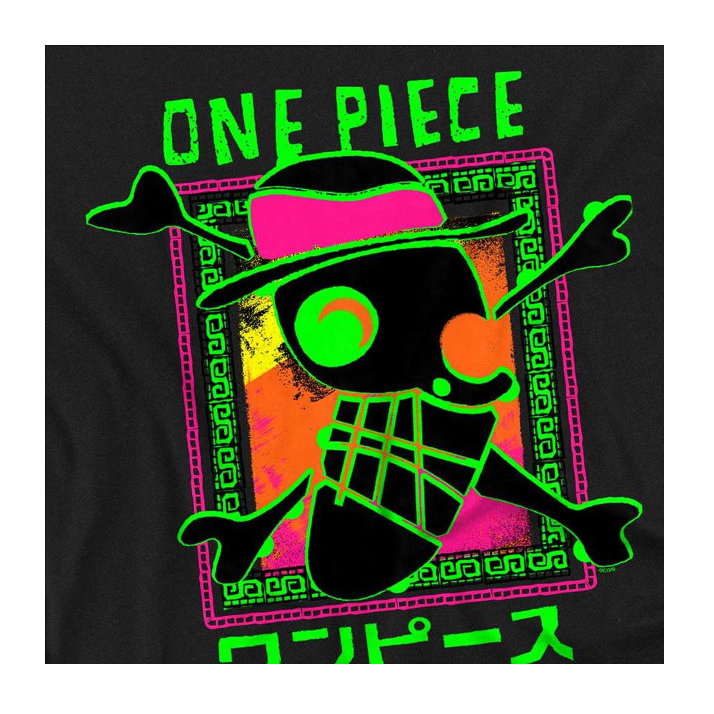 Black - Side - One Piece Womens-Ladies Abstract Logo Fitted T-Shirt