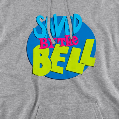 Athletic Heather - Side - Saved By The Bell Unisex Adult Logo Heather Hoodie
