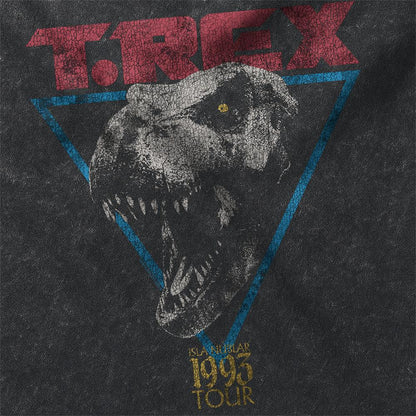 Black - Side - Jurassic Park Unisex Adult T-Rex T-Shirt