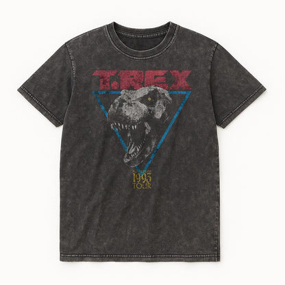 Black - Front - Jurassic Park Unisex Adult T-Rex T-Shirt
