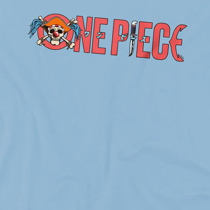 Light Blue - Side - One Piece Childrens-Kids Buggy the Clown Sweatshirt