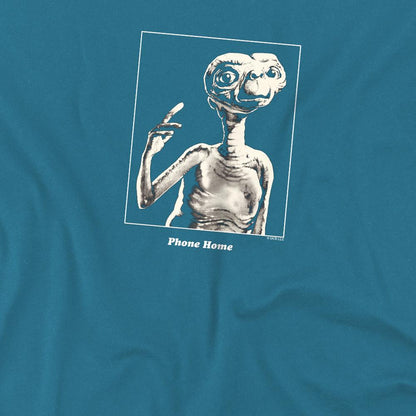 Slate - Side - E.T Unisex Adult Phone Home T-Shirt