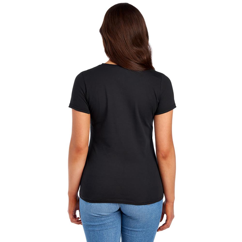 Black - Back - The Muppets Womens-Ladies Animal Drummer Fitted T-Shirt