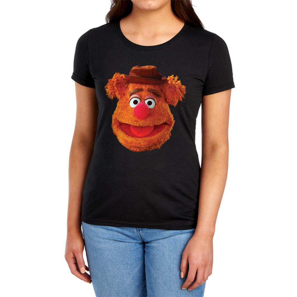 Black - Lifestyle - The Muppets Womens-Ladies Fozzie Bear Fitted T-Shirt