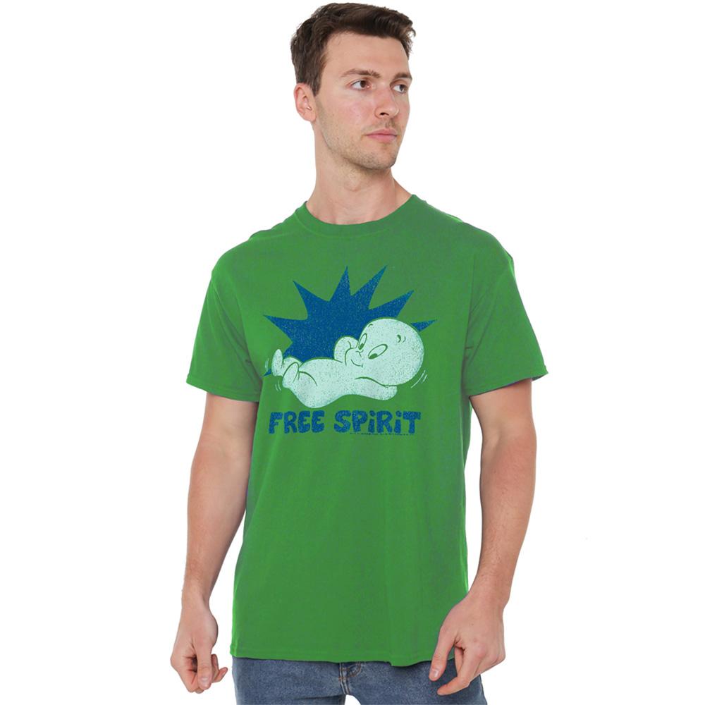 Kelly Green - Lifestyle - Casper The Friendly Ghost Unisex Adult Free Spirit T-Shirt