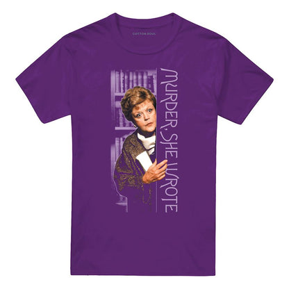 Purple - Front - Murder She Wrote Unisex Adult Surprise T-Shirt