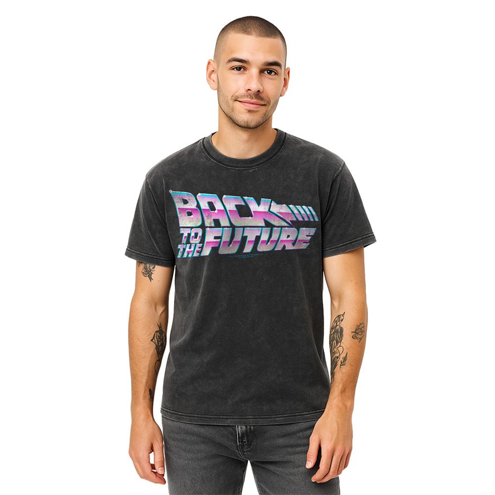 Black - Lifestyle - Back To The Future Unisex Adult Hoverboard Advert Ringspun Cotton T-Shirt