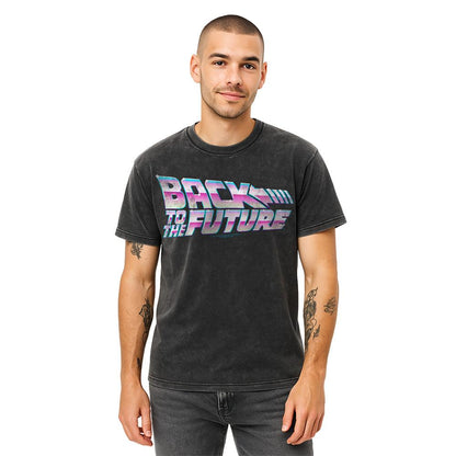 Black - Lifestyle - Back To The Future Unisex Adult Hoverboard Advert Ringspun Cotton T-Shirt