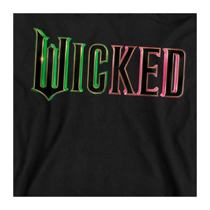Black - Side - Wicked Unisex Adult Logo Sweatshirt