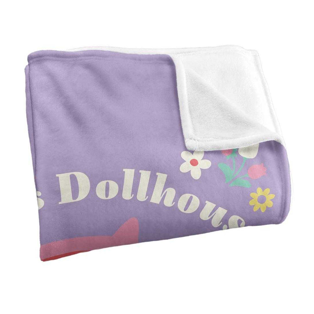 Rainbow - Back - Gabby´s Dollhouse Silky Blanket