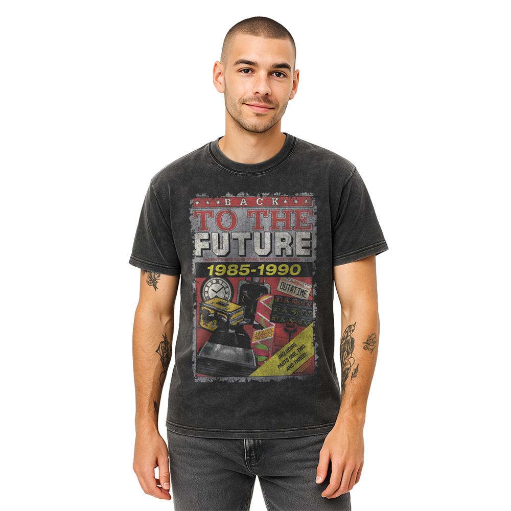Vintage Wash - Lifestyle - Back To The Future Unisex Adult Almanac T-Shirt
