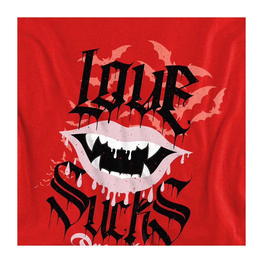 Red - Side - Universal Monsters Unisex Adult Love Sucks Dracula Sweatshirt