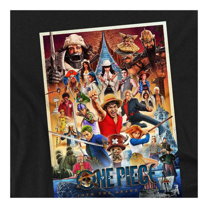 Black - Side - One Piece Childrens-Kids Season 2 Poster Ringspun Cotton T-Shirt