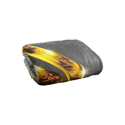 Multicoloured - Back - Lord Of The Rings Unisex Adult One Ring To Rule Them All Blanket