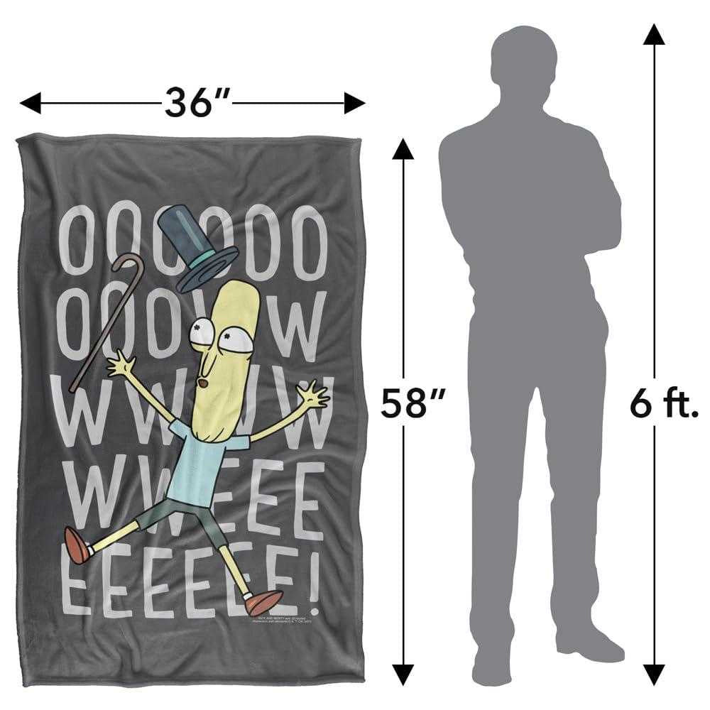 Multicoloured - Lifestyle - Rick And Morty Graphic Print Mr. Poopybutthole Blanket