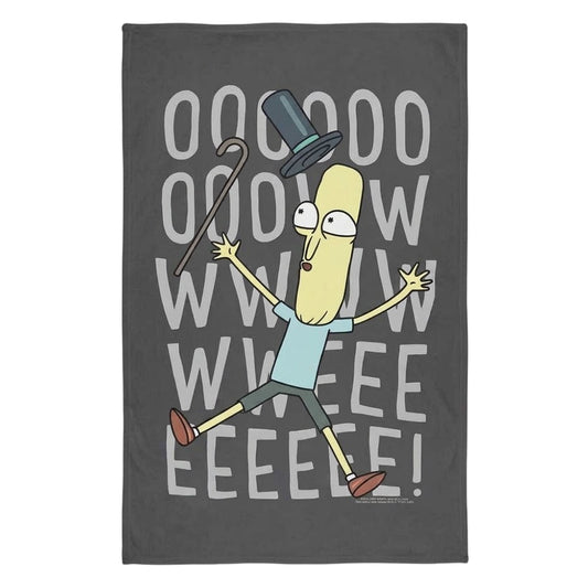 Multicoloured - Front - Rick And Morty Graphic Print Mr. Poopybutthole Blanket