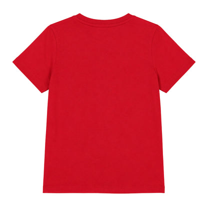 Red - Back - The Muppets Childrens-Kids The Drummer Animal Collegic Ringspun Cotton T-Shirt