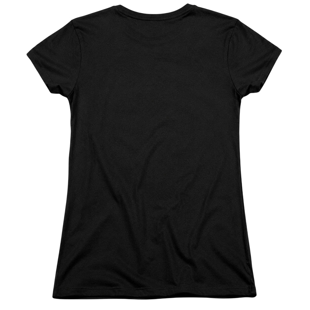 Black - Back - Spider-Noir Womens-Ladies Spotlight Fitted T-Shirt