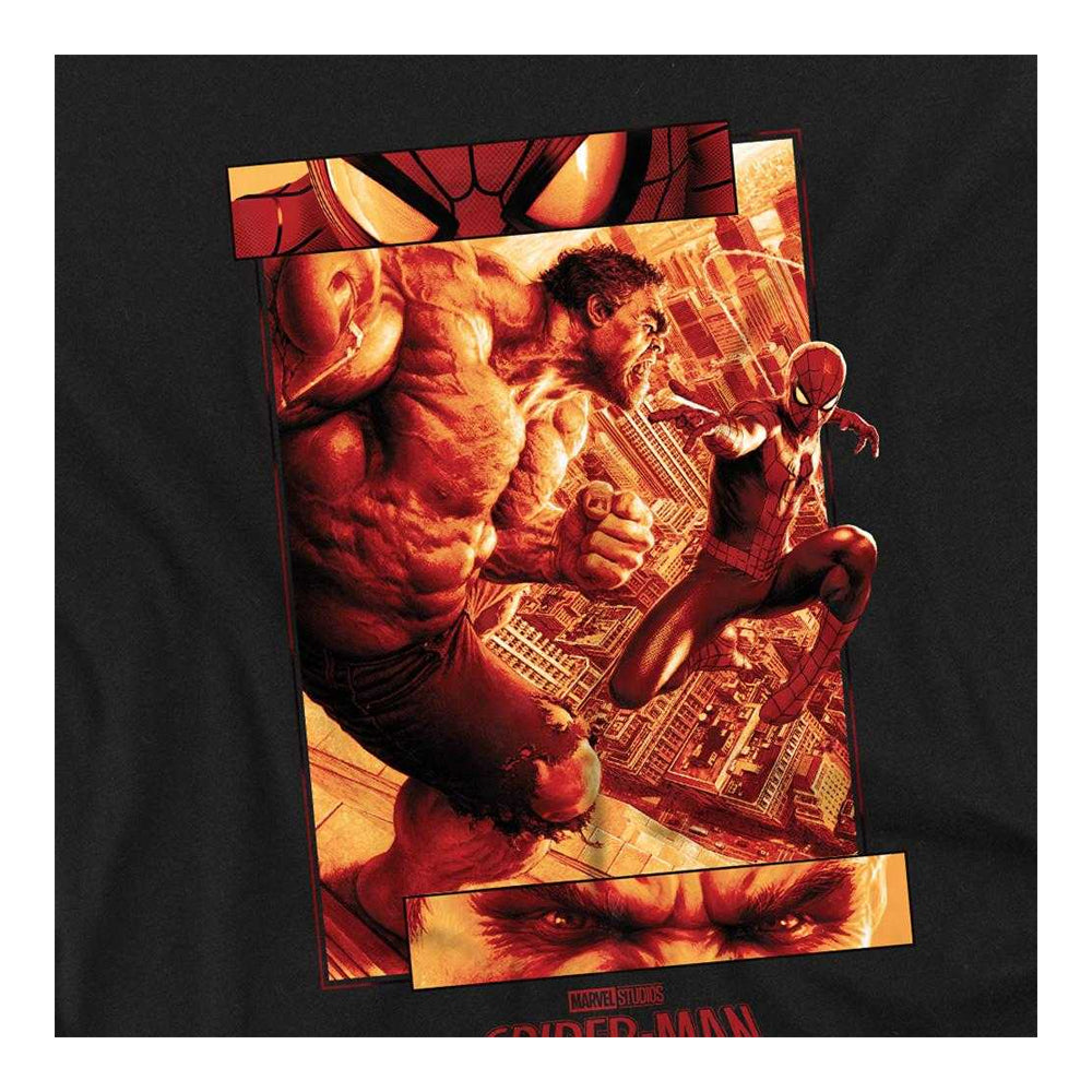 Black - Side - Spider-Man: Brand New Day Womens-Ladies Fight Fitted T-Shirt