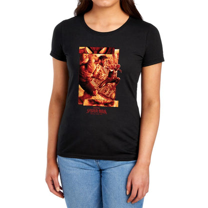 Black - Lifestyle - Spider-Man: Brand New Day Womens-Ladies Fight Fitted T-Shirt