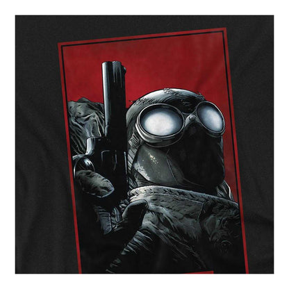 Black - Side - Spider-Noir Womens-Ladies Comic Cover Ringspun Cotton Fitted T-Shirt