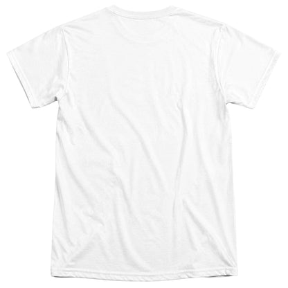 White - Back - Star Wars Womens-Ladies Darth Vader Retro Poster Fitted T-Shirt