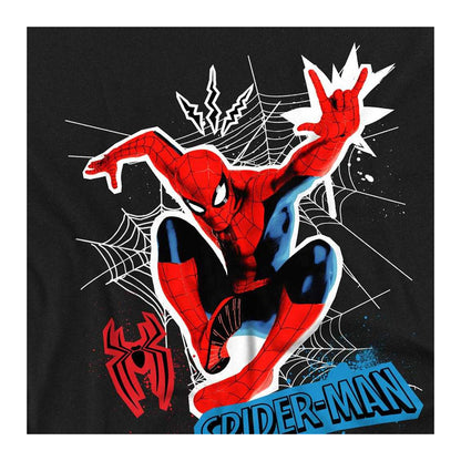 Black - Side - Spider-Man: Brand New Day Childrens-Kids Scrapbook Ringspun Cotton T-Shirt