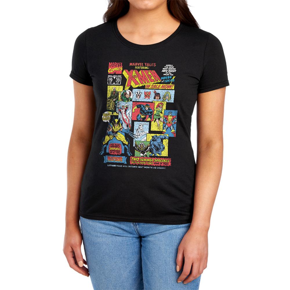Black - Lifestyle - X-Men Womens-Ladies Fitted T-Shirt