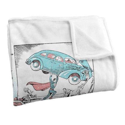 Multicoloured - Side - Superman Blanket