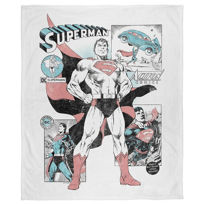 Multicoloured - Front - Superman Blanket