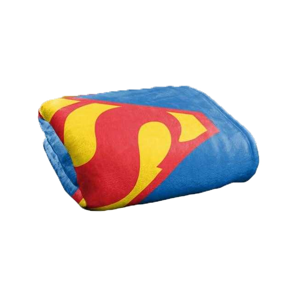 Multicoloured - Back - Superman Shield Blanket