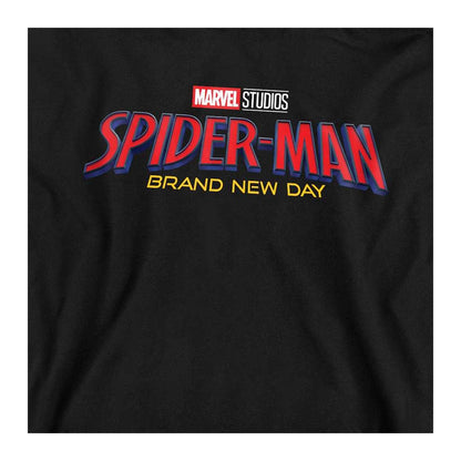 Black - Side - Spider-Man: Brand New Day Childrens-Kids Logo Pullover Hoodie