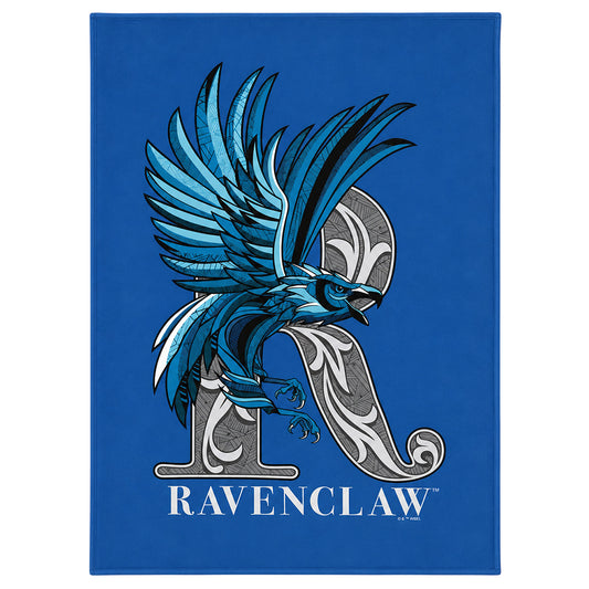 Multicoloured - Front - Harry Potter Fleece Ravenclaw Throw