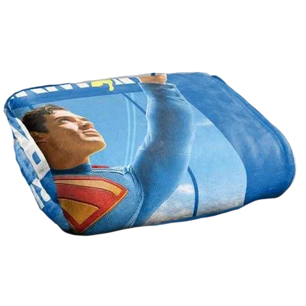 Multicoloured - Back - Superman Running Blanket