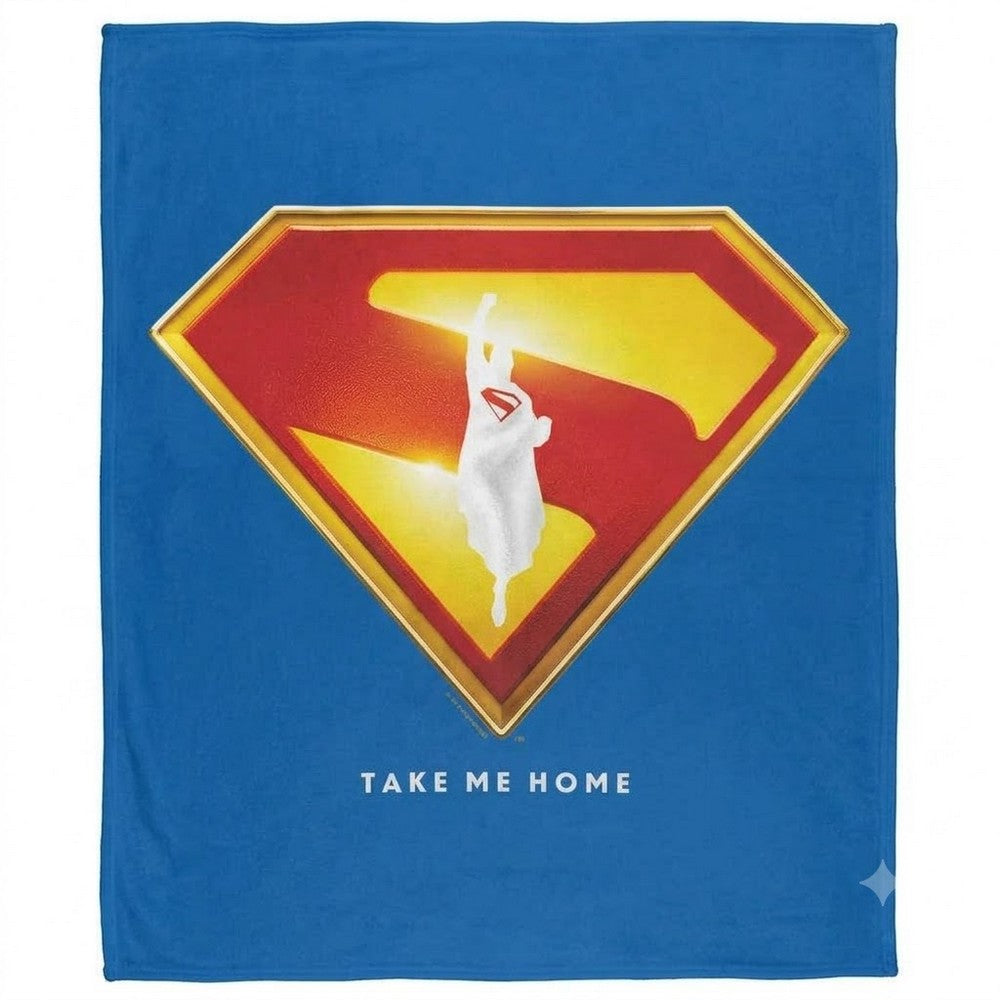 Multicoloured - Front - Superman Take Me Home Throw