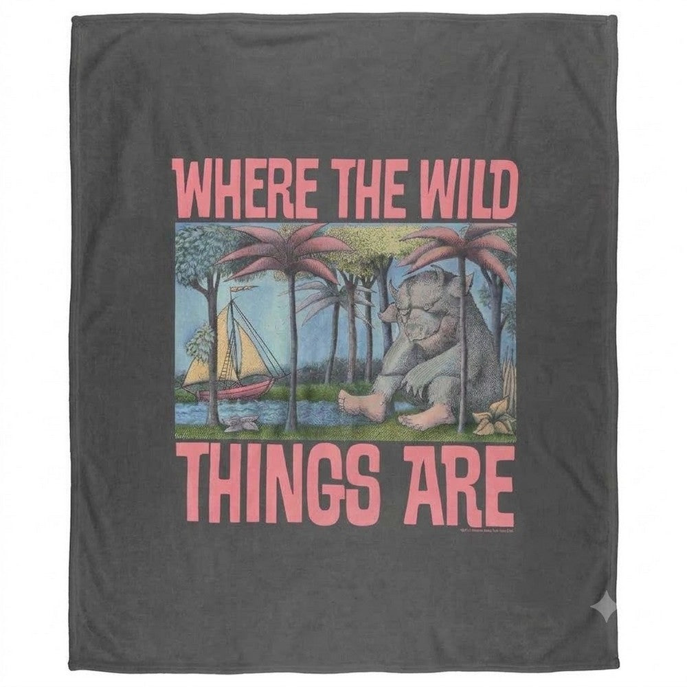 Multicoloured - Front - Where The Wild Things Are Silky Throw