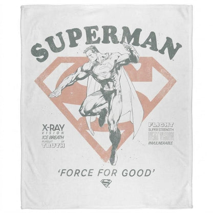 Multicoloured - Front - Superman Force For Good Superman Throw