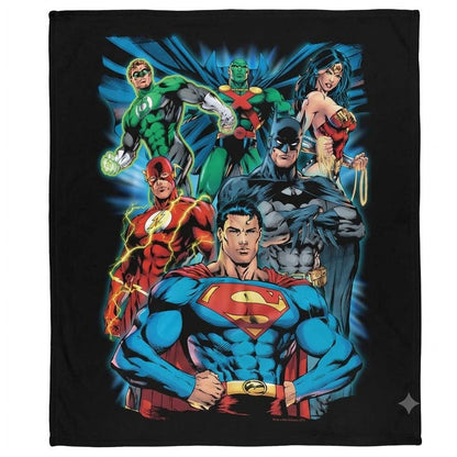 Multicoloured - Front - Justice League Graphic Print Blanket